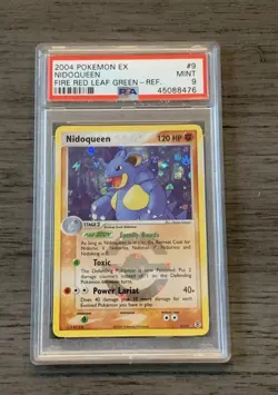 2004 POKEMON EX FIRERED & LEAFGREEN NIDOQUEEN HOLO #9/112 PSA 9 ENGLISH - Image 1
