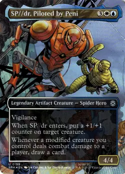 NM - SP//dr, Piloted by Peni Foil (Borderless) U Marvel's Spider-Man 199 - Image 1