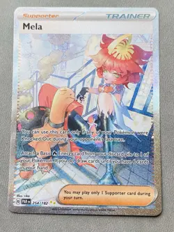 Mela 254/182 Pokemon Paradox Rift Special Illustration Rare NM - Image 1