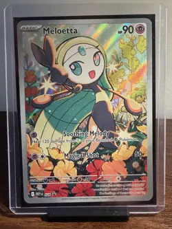 Meloetta MEP 026 Black Star Promo Illustration Rare Pack Fresh NM Pokemon - Image 1