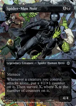 NM - Spider-Man Noir Foil (Borderless) U Marvel's Spider-Man 204 - Image 1