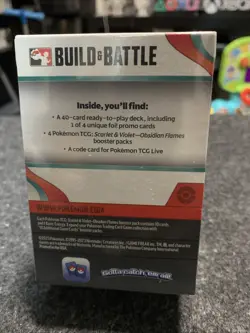 Pokemon TCG Scarlet & Violet: Obsidian Flames Build & Battle Box 820650853968 - Image 2