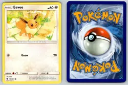 Eevee 155/214 Common Lost Thunder Pokemon Near Mint - Image 3