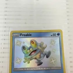 Froakie SV11/SV94 Shiny Rare Hidden Fates Shiny Vault Pokemon Holo Near Mint - Image 2