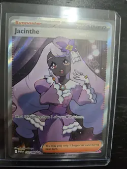Pokemon TCG Jacinthe 110/088 POR Trainer-Supporter Full Art Holo Ultra Rare A91 - Image 1