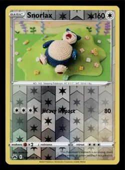 Pokemon TCG - Snorlax - 109/159 - Reverse Holo - Crown Zenith [Asako Ito] NM - Image 2
