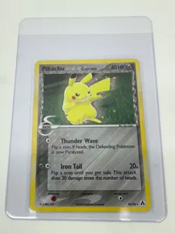 Pokemon TCG Pikachu 93/92 Legend Maker Delta Species Secret Rare Holo HP - Image 1