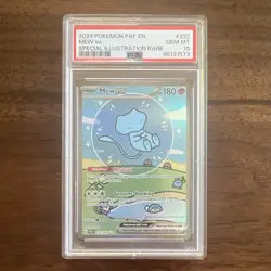 2024 Pokemon TCG Paldean Fates Mew ex 232/091 SIR Holo PSA 10 EN - Image 1