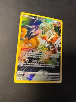 2023 Pokemon SWSH Black Star Promo Galarian Zapdos 283 Full Art Illustration Rar - Image 2