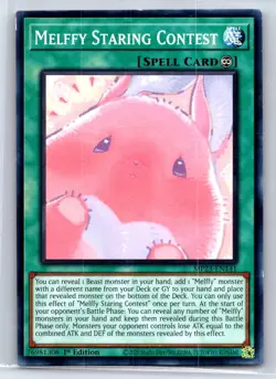 Melffy Staring Contest Common 25th Anniversary Tin: Dueling Heroes Mega Pack MP2 - Image 1