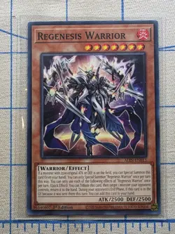 Regenesis Warrior - ALIN-EN013 - Common - 1st Edition - Alliance Insight Card - Image 1