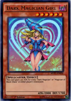 DARK MAGICIAN GIRL MVP1-EN056 YU-GI-OH 1ST EDITION - Image 1