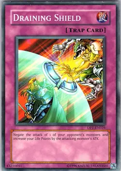 Yugioh Draining Shield DP1-EN026 Unlimited LP - Image 1