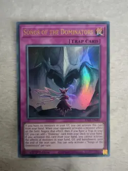 RA05-EN081 Songs of the Dominators Ultra Rare 1st Ed YuGiOh - Image 1