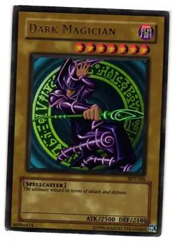 Yugioh Dark Magician SDY-006 Unlimited Edition Ultra Rare DMG - Image 1