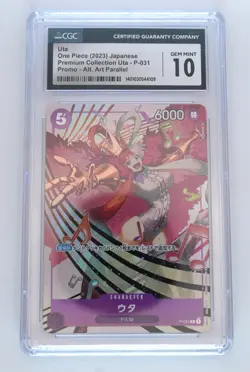 ONE PIECE TCG - Uta - PREMIUM COLLECTION UTA- P-031 - CGC 10- GEM MINT-Japanese - Image 1