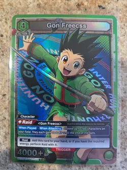 Union Arena Hunter x Hunter Gon Freecss UE02BT/HTR-1-078 Super Rare English - Image 1