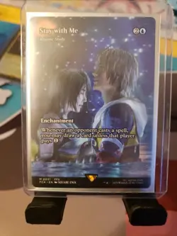 Stay with Me - Rhystic Study M0031 Final Fantasy Magic The Gathering NM - Image 1
