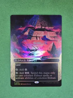MTG Eldrazi Temple (0014) Borderless Edge of Eternities: Stellar Sights Foil - Image 3