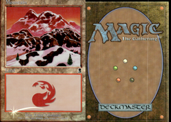 Magic the Gathering -MTG- Mountain Foil LP - Image 1