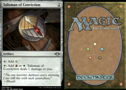 Magic the Gathering -MTG-Talisman of Conviction - Image 1