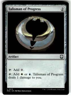 Talisman of Progress Commander: Modern Horizons 3 Regular MTG NM - Image 1
