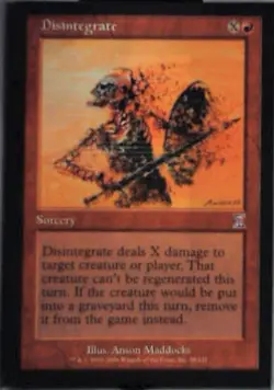 Disintegrate - Timeshifted: #58, Magic: The Gathering Nm R54 - Image 1