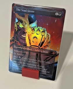 MTG Spider-Man - The Soul Stone - Borderless Foil - Pack Fresh - IN HAND - Image 3