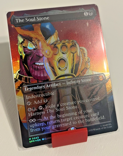 MTG Spider-Man - The Soul Stone - Borderless Foil - Pack Fresh - IN HAND - Image 5