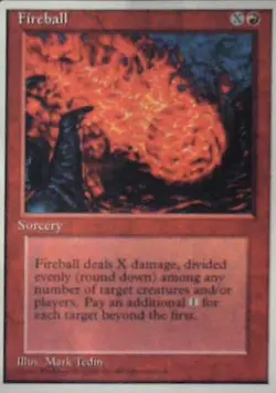 Fireball - Media Promos: #4, Magic: The Gathering Lp R45 - Image 1