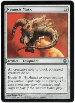 Magic the Gathering - Nemesis Mask - Darksteel - Lightly Played - Image 1