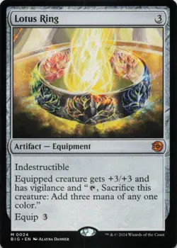 MTG Lotus Ring Normal NM Outlaws of Thunder Junction OTJ The Big Score - Image 1