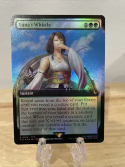 MTG Yuna's Whistle Extended Art FOIL #0126 Commander: Final Fantasy Rare NM/M - Image 1