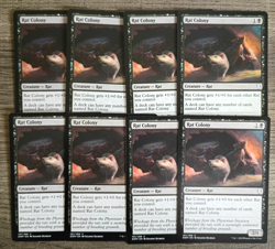 MTG Lot ~ RAT COLONY x8 ~ Dominaria (101/269) ~ Regular English Commons ~ NM - Image 2