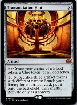 Transmutation Font M Artifact regular Outlaws of Thunder Junction: The Big Score - Image 1