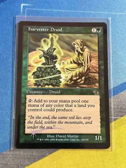 Magic the Gathering MTG Judgment HARVESTER DRUID Foil - Image 1