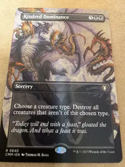 Kindred Dominance - (Borderless) Commander Masters Regular - Mtg - Image 1