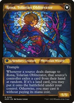 MTG - Rona, Herald of Invasion / Rona, Tolarian Obliterator - MOM - Magic - Image 2