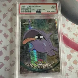 🔥PSA 9 Shellder 2000 Topps Chrome Pokemon TV #90 Spectra - Image 1