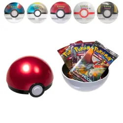 Pokemon TCG Poke Ball Tin - Luxury Ball E22 New 3 Booster Packs & 1 Coin - Image 2