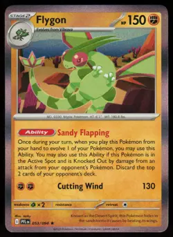 Flygon 053/094 Rare Phantasmal Flames Pokemon Holo Near Mint - Image 1