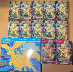 Pokemon Ascended Heroes Elite Trainer Box Two Booster Bundles And Ten Packs - Image 1