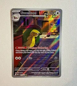 Pokemon TCG Me01 Mega Evolution Gumshoos 153/132 Holo Illus Rare Full Art ENG - Image 1