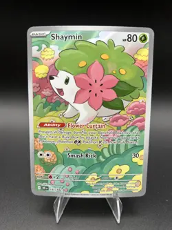 Pokemon TCG Shaymin Secret Illustration Rare 185/182 Destined Rivals Near Mint - Image 1