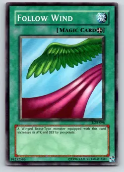 Follow Wind LOB-EN098 Legend of Blue Eyes White Dragon Yu-Gi-Oh NM - Image 1