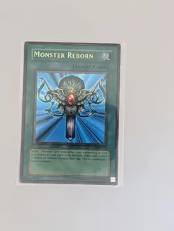 Monster Reborn Ultra Rare The Legend of Blue Eyes White Dragon LOB-118 LP Yugioh - Image 3