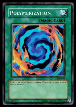 Polymerization - LOB-059 LP The Legend Blue Eyes White Dragon Yu-Gi-Oh Unlimited - Image 1