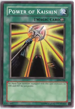 Yugioh - Power of Kaishin LOB-044 Unlimited - The Legend of Blue Eyes White Drag - Image 1