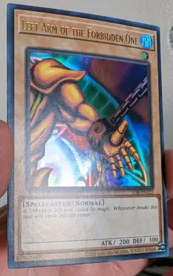 Left Arm of the Forbidden One LOB-EN123 Legend of Blue Eyes White Dragon... - Image 3
