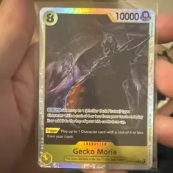 Gecko Moria - OP14-104 SR Foil - THE AZURE SEA'S SEVEN One Piece TCG - ENGLISH - Image 1